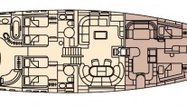 CELANDINE -  Lower Deck Layout
